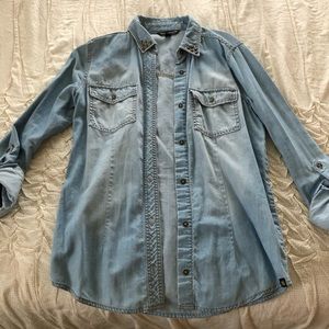 Rock & Republic Jean button up long sleeve shirt